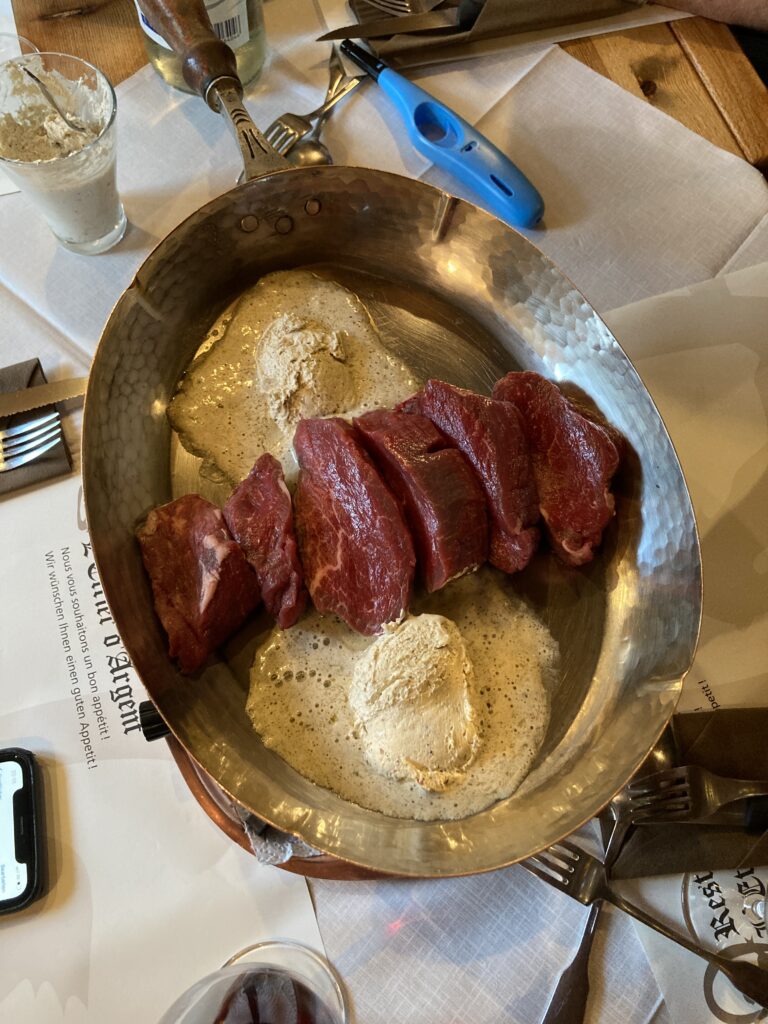 Fleisch in Corcelles